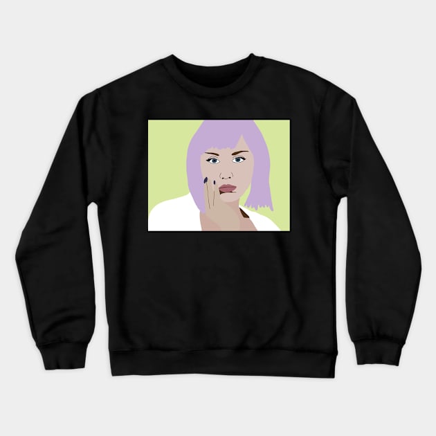 Ashley O Crewneck Sweatshirt by SomethingArtsyFartsy